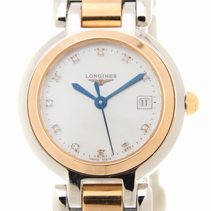 Longines L8.110.5.87.6 PRIMA LUNA Quartz 18kt Rose Gold & Steel 