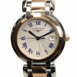 Longines L8.112.5.78.6 PRIMA LUNA Quartz 18kt Rose Gold & Steel 