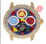 Jacob & Co R1YGDC Quartz 18kt Yellow Gold