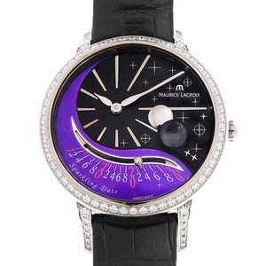 Maurice Lacroix SD6007-WD501-330 STARSIDE Automatic 18kt White Gold & Diamond 