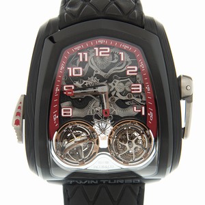 Jacob & Co TT100.21.NS.NK.CWA4D TWIN TURBO Manual Wind Titanium 