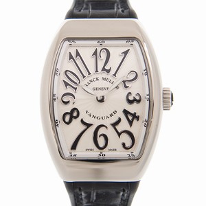 Franck Muller V 32 QZ (AC NR)-WHITE VANGUARD Quartz Stainless Steel