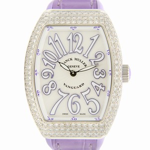 Franck Muller V 35 QZ D (AC.VL) VANGUARD Quartz Stainless Steel & Diamonds 