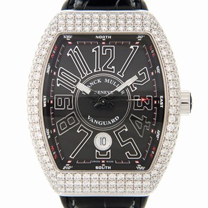 Franck Muller V 41 SC DT D (OG.NR) VANGUARD Automatic 18kt White Gold & Diamond 