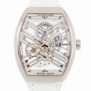 Franck Muller V 45 S6 SQT (AC.BC) VANGUARD Manual Wind Stainless Steel 