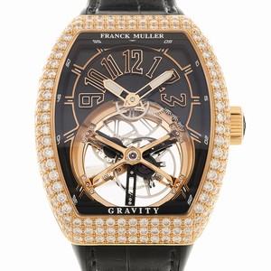 Franck Muller V 45 T GRAVITY CS D (5N.NR) GRAVITY Manual Wind 18kt Rose Gold & Diamonds 