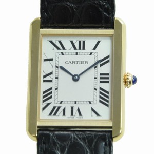 Cartier W1018855 TANK Quartz 18kt Rose Gold & Steel 
