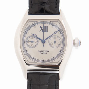 Cartier W1525851 TORTUE Manual Wind 18kt White Gold 