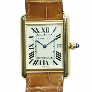 Cartier W1529756 TANK Quartz 18kt Yellow Gold 