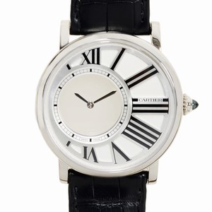 Cartier W1556224 ROTONDE DE CARTIER Manual Wind 18kt White Gold 