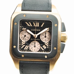 Cartier W2020003 SANTOS Automatic 18kt Rose Gold 