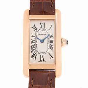 Cartier W2607456 TANK Quartz 18kt Rose Gold 