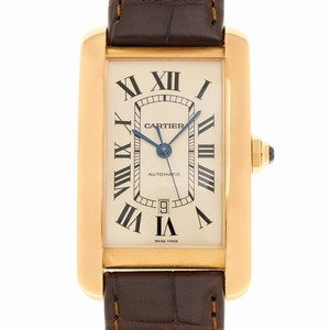 Cartier W2609856 TANK Automatic 18kt Rose Gold 
