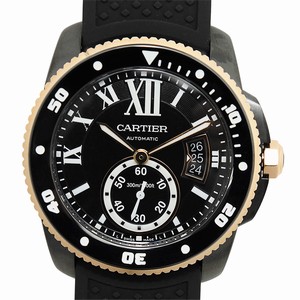 Cartier W2CA0004 CALIBRE DE CARTIER Automatic 18kt Rose Gold & Steel 