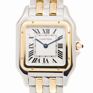 Cartier W2PN0007 PANTHeRE DE CARTIER Quartz 18kt Gold & Steel 