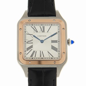 Cartier W2SA0017 SANTOS Manual Wind 18kt Rose Gold 