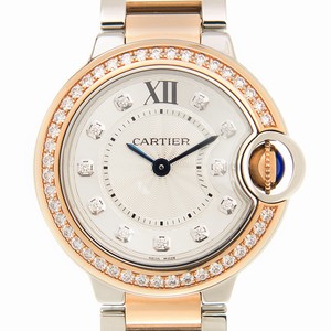 Cartier W3BB0009 BALLON BLEU Quartz 18kt Rose Gold & Diamonds 