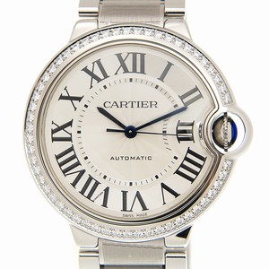 Cartier W4BB0017 BALLON BLEU Automatic Stainless Steel & Diamonds 