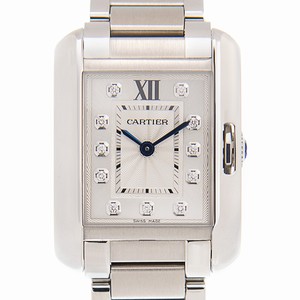 Cartier W4TA0003 TANK Quartz Stainless Steel 