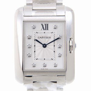 Cartier W4TA0004 TANK Quartz Stainless Steel 
