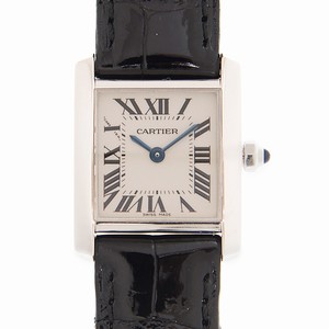 Cartier W5001256 TANK Quartz 18kt White Gold 