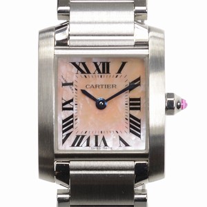 Cartier W51028Q3 TANK Quartz Stainless Steel 