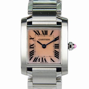 Cartier W51030Q3 TANK Quartz Stainless Steel 