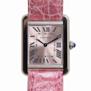 Cartier W5200000 TANK Quartz Stainless Steel 