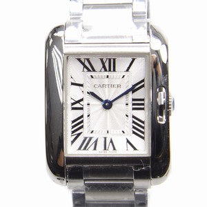 Cartier W5310022 TANK Quartz Stainless Steel 