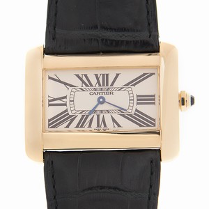 Cartier W6300556 TANK Quartz 18kt Yellow Gold 