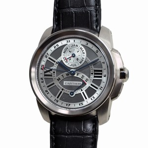 Cartier W7100030 CALIBRE DE CARTIER Automatic 18kt White Gold 