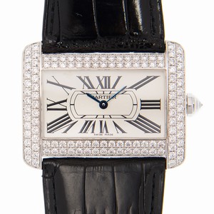 Cartier WA301370 TANK Automatic 18kt White Gold & Diamond 