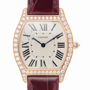 Cartier WA501008 TORTUE Manual Wind 18kt Rose Gold & Diamonds 