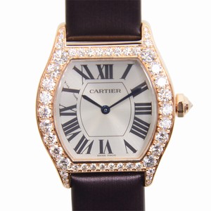 Cartier WA507031 TORTUE Manual Wind 18kt Rose Gold & Diamonds 