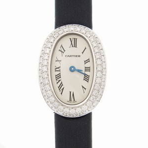 Cartier WB509531 BAIGNOIRE Quartz 18kt White Gold & Diamond 