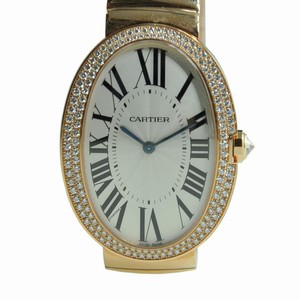 Cartier WB520003 BAIGNOIRE Manual Wind 18kt Rose Gold & Diamonds 