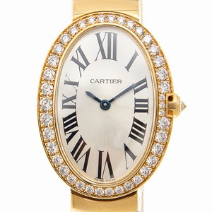 Cartier WB520019 BAIGNOIRE Quartz 18kt Gold & Diamond 
