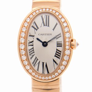 Cartier WB520026 BAIGNOIRE Quartz 18kt Rose Gold & Diamonds 
