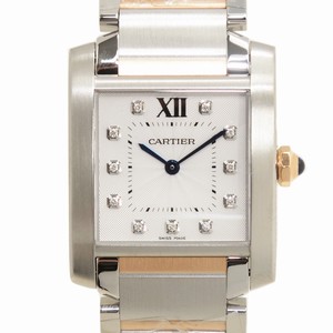 Cartier WE110005 TANK Quartz Stainless Steel 