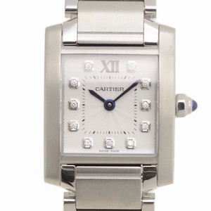 Cartier WE110006 TANK Quartz Stainless Steel 