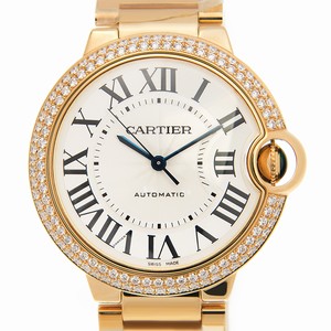 Cartier WE9004Z3 BALLON BLEU Automatic 18kt Gold & Diamond