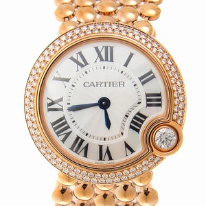 Cartier WE902071 BALLON BLEU Quartz 18kt Rose Gold & Diamonds 