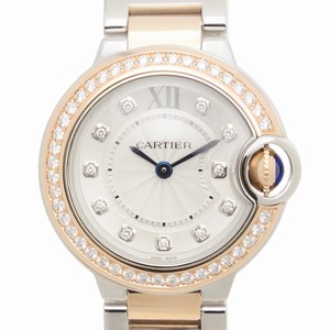 Cartier WE902076 BALLON BLEU Quartz 18kt Rose Magic & Diamond 