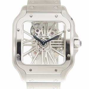 Cartier WHSA0007 SANTOS Manual Wind Stainless Steel 