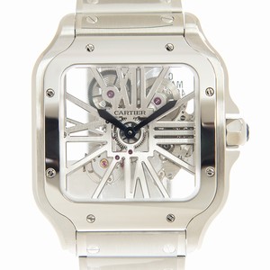 Cartier WHSA0015 SANTOS Manual Wind Stainless Steel 