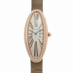 Cartier WJBA0006 BAIGNOIRE Automatic 18kt Rose Gold & Diamonds 