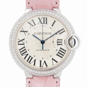 Cartier WJBB0011 BALLON BLEU Automatic 18kt White Gold & Diamond 