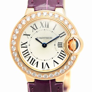Cartier WJBB0018 BALLON BLEU Quartz 18kt Rose Gold & Diamonds 