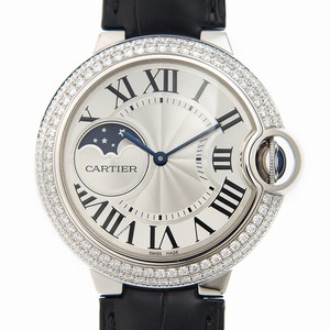 Cartier WJBB0028 BALLON BLEU Automatic 18kt White Gold & Diamond 