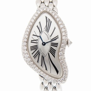 Cartier WL420051 CRASH Manual Wind 18kt White Gold & Diamond 